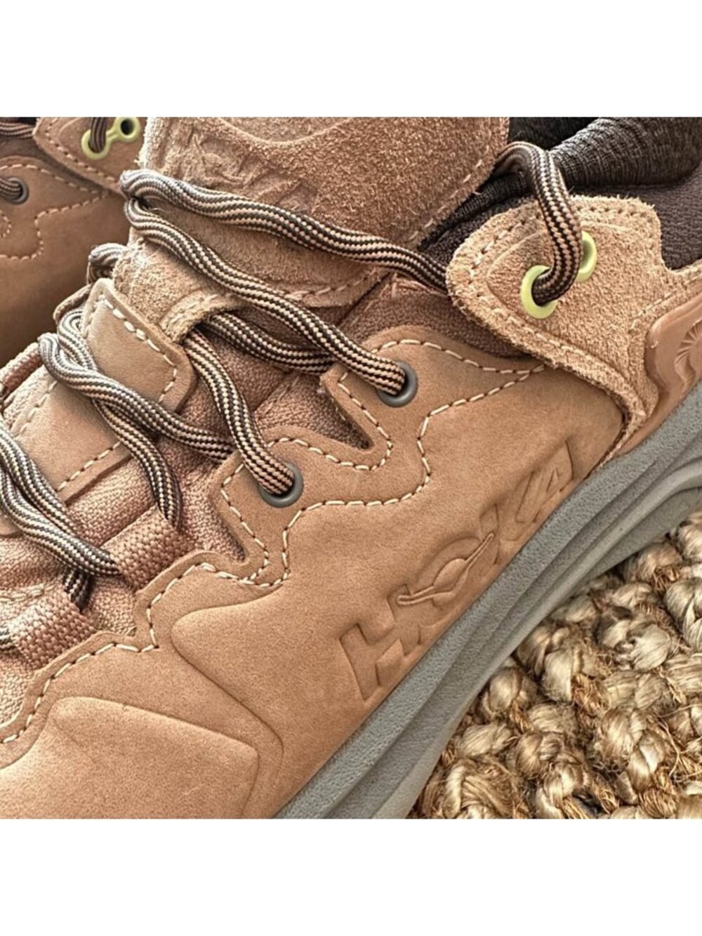 Hoka Kaha 3 Low Gore-Tex Men's Size 10D Maple Gravel Waterproof Hiking 1162532
